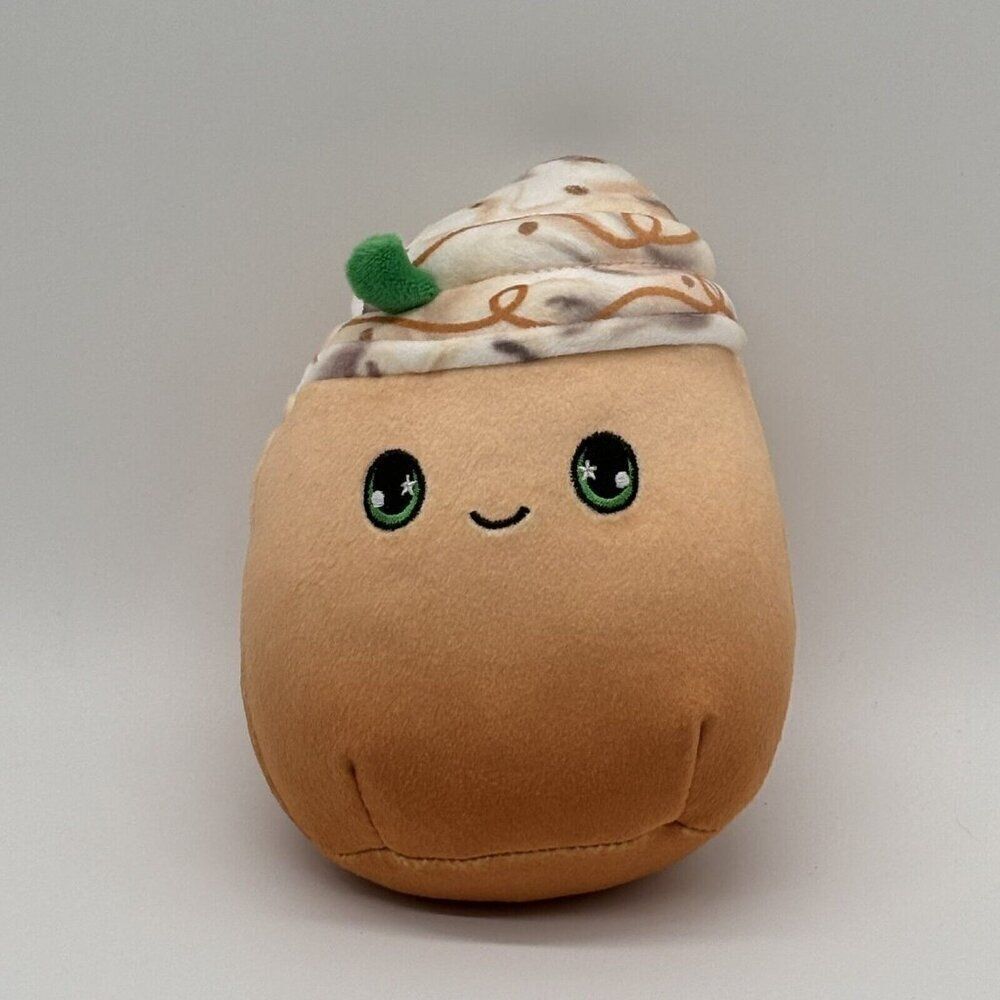 Squishmallow MOCHA LATTE Coffee Drink Squish Mystery Squad Plush Toy 5”